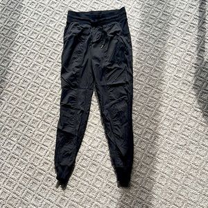 Lululemon Black Striped Joggers - Size 4